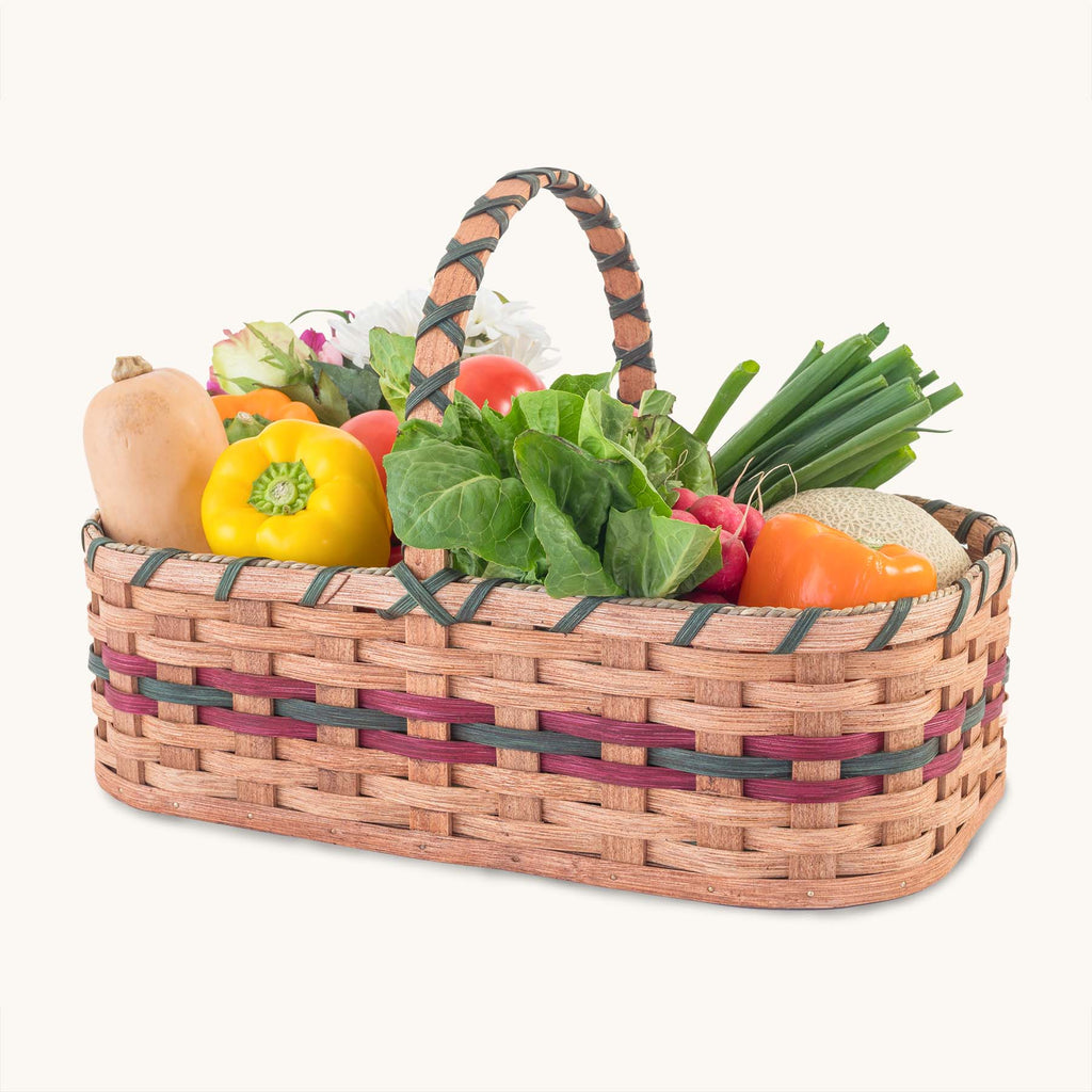 Garden Gathering Basket  Amish Harvest & Farmers Market Basket – Amish  Baskets