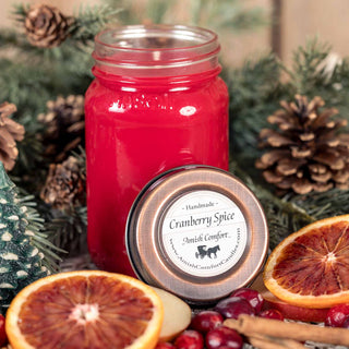 Amish Cranberry Spice | 16 oz Natural Soy Farmhouse Candle