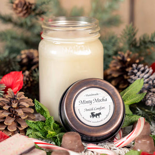 Amish Minty Mocha | 16 oz Natural Soy Farmhouse Candle