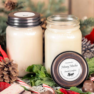 Amish Minty Mocha | 16 oz Natural Soy Farmhouse Candle