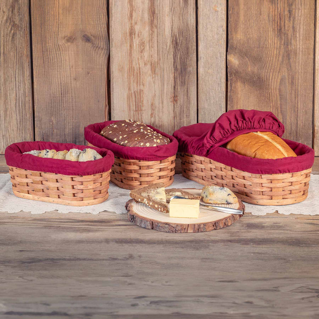 3-Piece Bread Warming Basket Set | Get One Basket FREE! – Amish Baskets