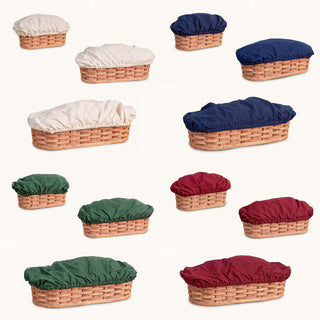 Washable Cloth COVERS For 3-Piece Bread Warming Basket Set