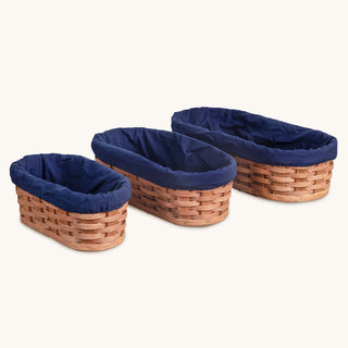 Cloth Liner For 3-Piece Bread Warming Basket Set