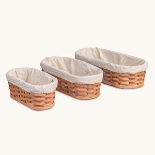 Cloth Liner For 3-Piece Bread Warming Basket Set