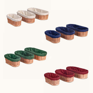 Cloth Liner For 3-Piece Bread Warming Basket Set