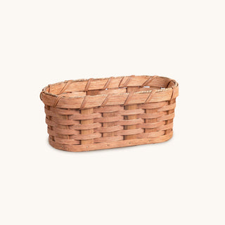 Small Bread Warming Basket | Amish Wicker Bun & Biscuit Basket