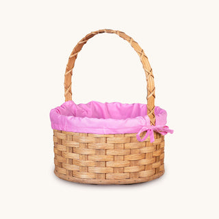 Amish Hand Sewn Pastel Liner for Medium Round Easter Basket