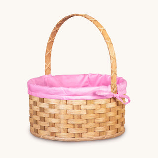 Amish Hand Sewn Pastel Liner for Large Round Easter Basket