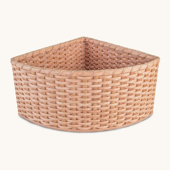 Wicker Corner Baskets | Custom Size Woven Corner Storage Baskets ...