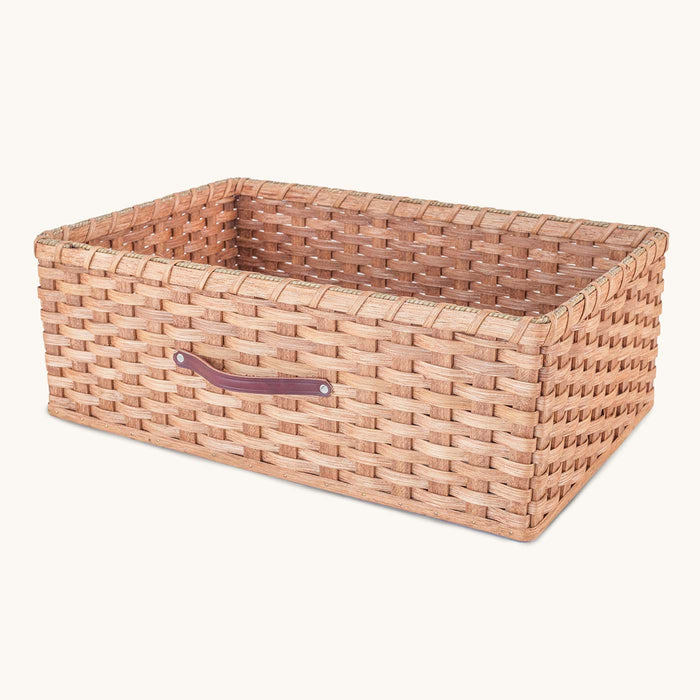 Bathroom Woven Storage Baskets Wicker Basket with Handles Storage