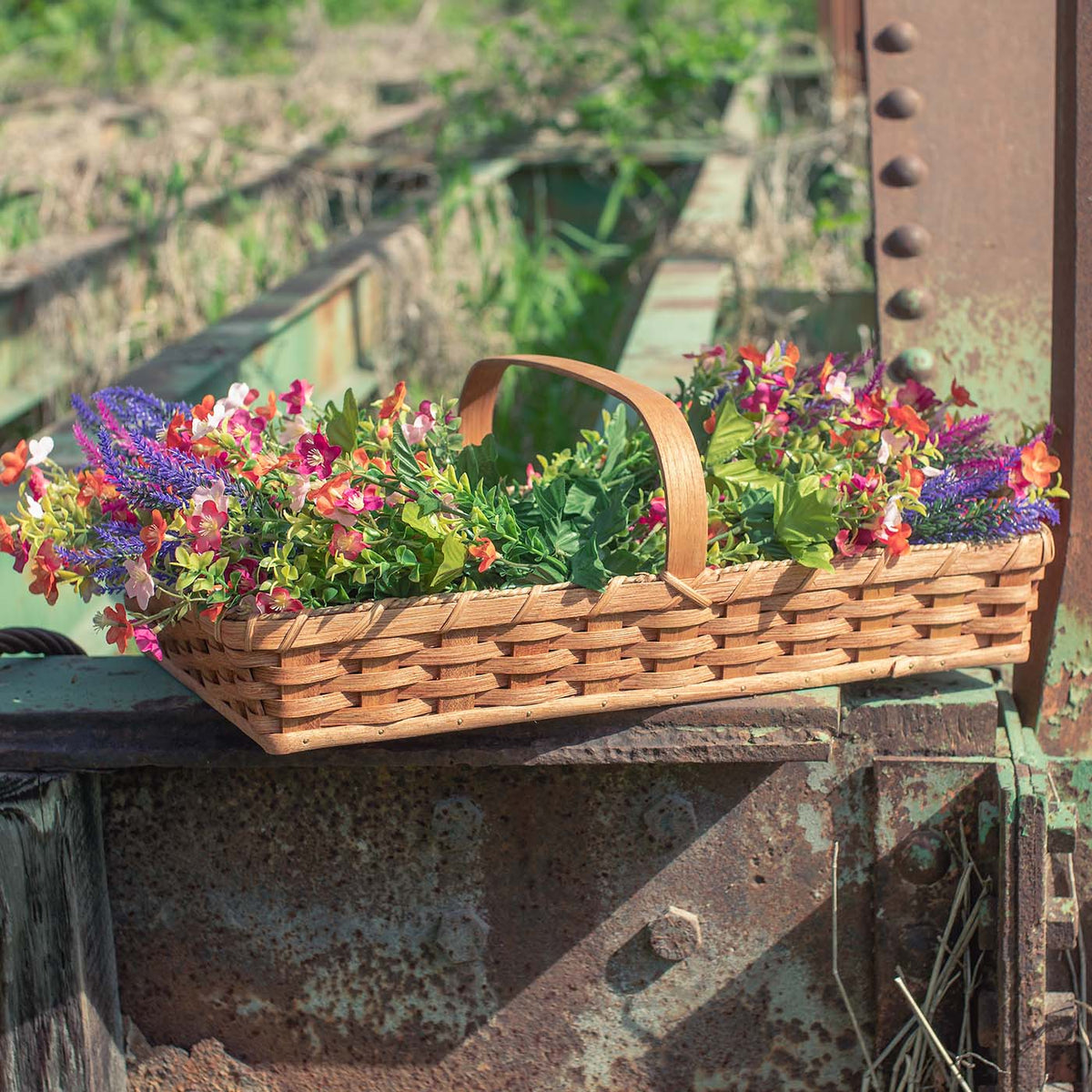 Wooden Garden Trug - Large Gathering Basket