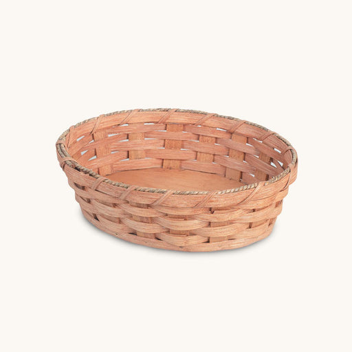 Corner Basket  Large Amish Wicker Triangle Countertop Storage — Amish  Baskets