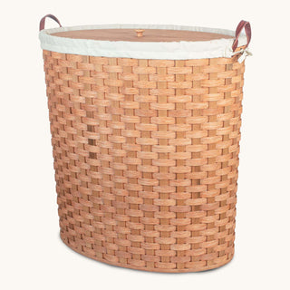 Oval Hamper Liner | Heavy Amish Hand Sewn Cloth Liner