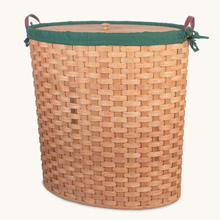 Oval Hamper Liner | Heavy Amish Hand Sewn Cloth Liner