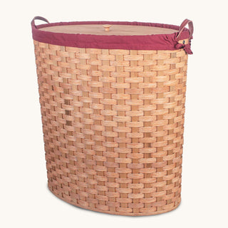 Oval Hamper Liner | Heavy Amish Hand Sewn Cloth Liner