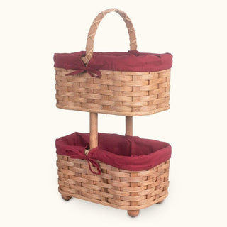 Optional Liner Set for 2-Tier Organizer Baskets Wine