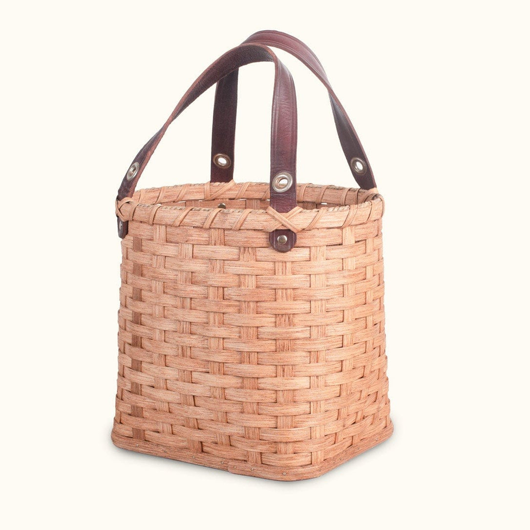 Knitting & Crochet Travel Bag | Soft Sided Amish Wicker Tote — Amish ...