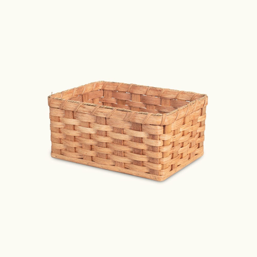 2-Tier Basket Storage  Large Amish Wicker Decorative Organizer — Amish  Baskets